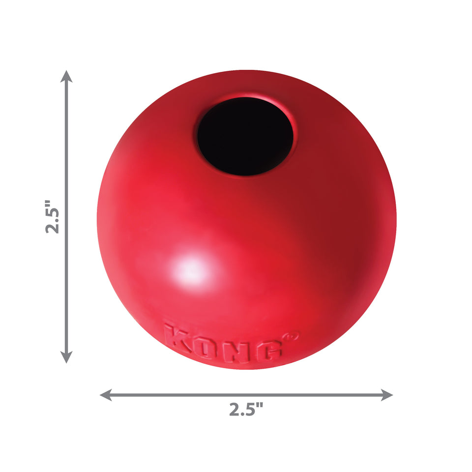 KONG Ball Dog Toy, Red Small
