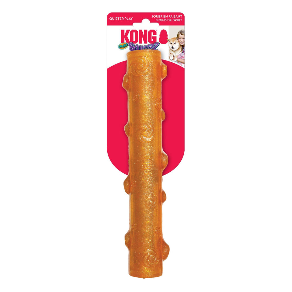 KONG Squeezz Crackle Stick Dog Toy Assorted Large