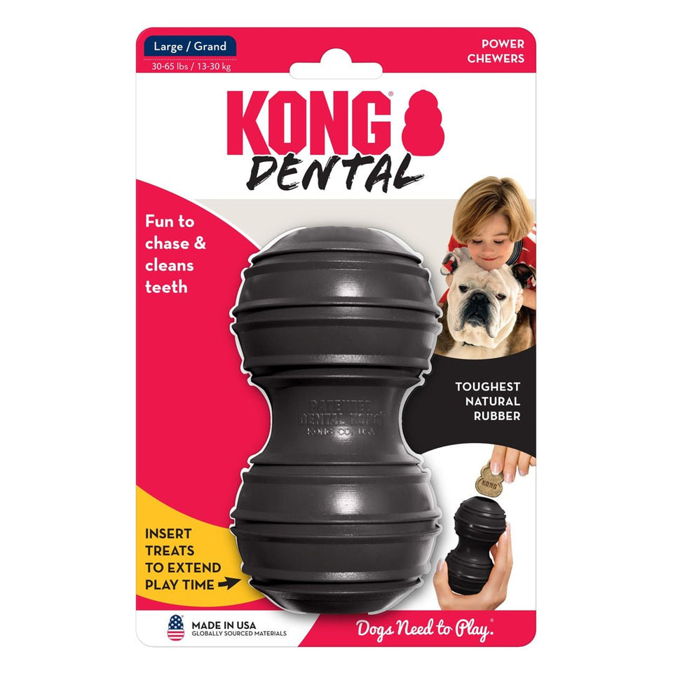 KONG Extreme Dental Dog Toy - Black, Large