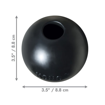KONG Extreme Ball with Hole – Black | Medium/Large - Pets Perfect