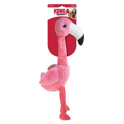 KONG Shakers Honkers Flamingo Dog Toy Pink Large