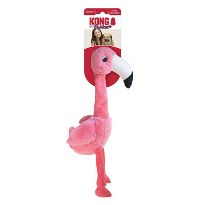 KONG Shakers Honkers Flamingo Dog Toy Pink Small