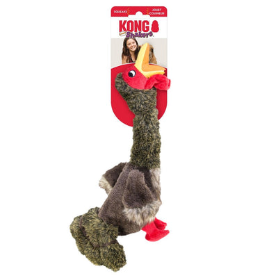 KONG Shakers Honkers Turkey Dog Toy Multi-Color Small