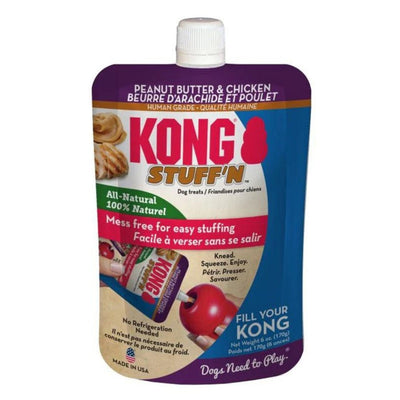 KONG Stuff'N Dog Treat Paste Pouch Peanut Butter & Chicken 6 oz