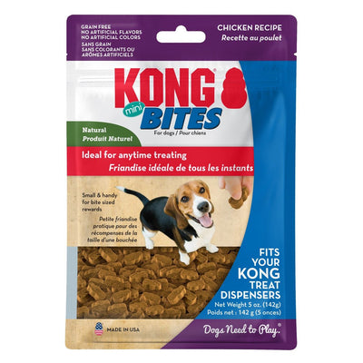 KONG Bites Mini Chicken Dog Treats Grain-Free Soft, 5 oz