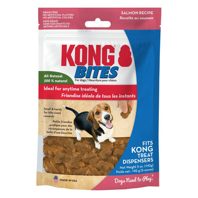 KONG Bites Salmon Dog Treats Grain-Free Soft, 5 oz