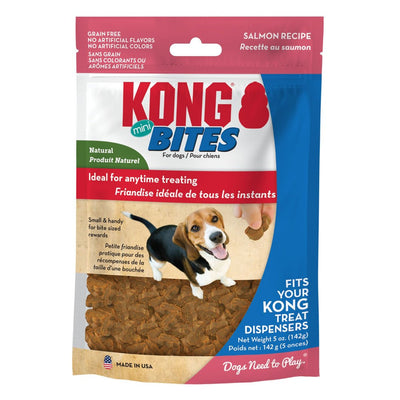KONG Bites Mini Salmon Dog Treats Grain-Free Soft, 5 oz