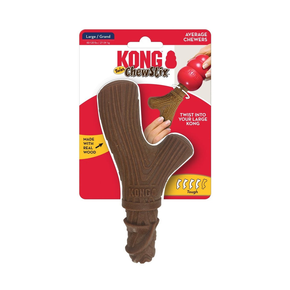 KONG ChewStix Twist Dog Chew, Large