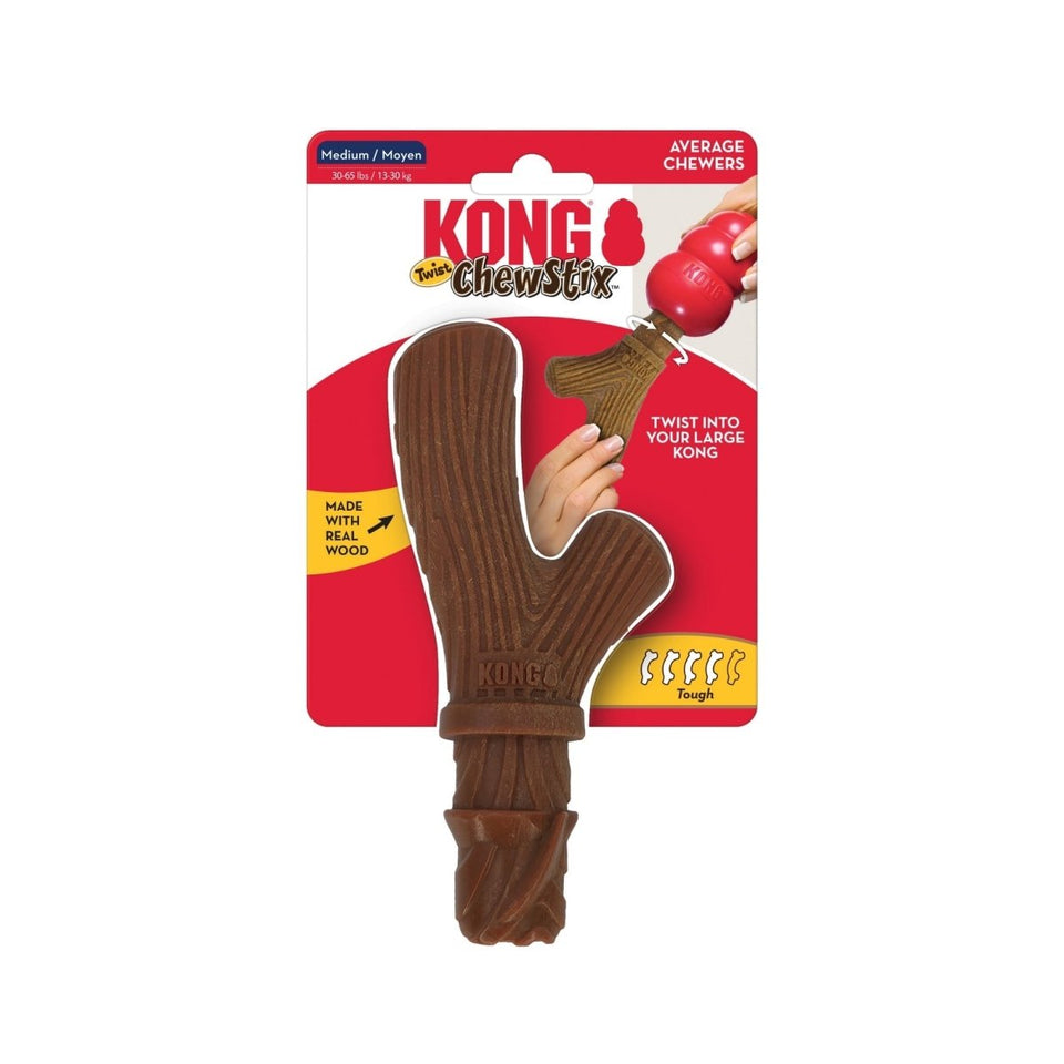 KONG ChewStix Twist Dog Chew, Medium