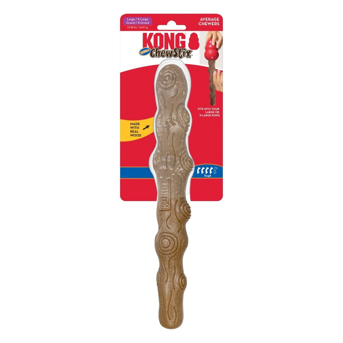 KONG ChewStix Tough Mega Stick Dog Chew 1ea/LG/XL - Pets Perfect