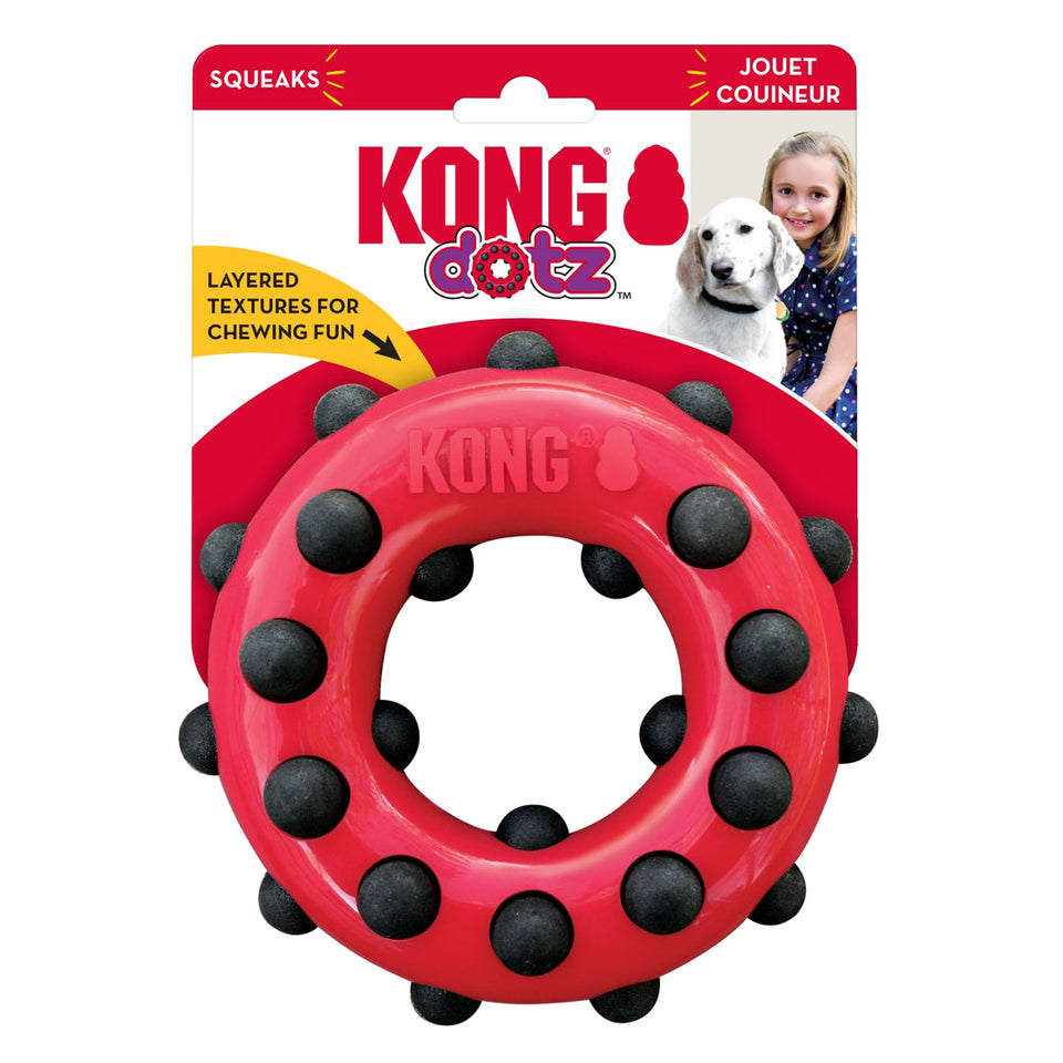 KONG Dotz Circle Dog Toy Large