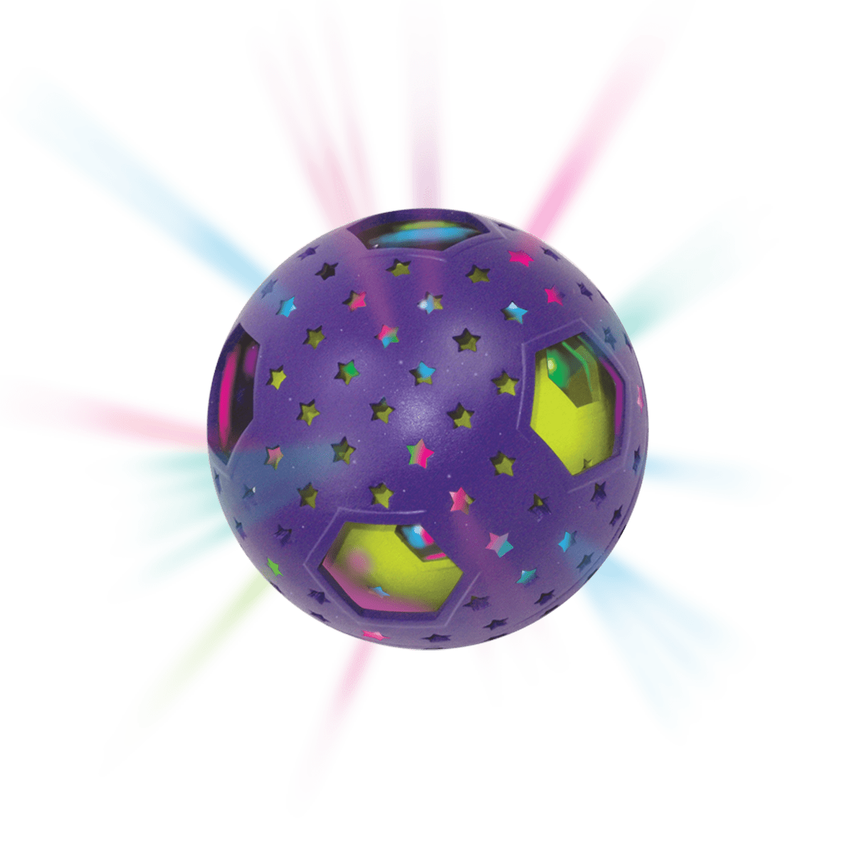 KONG Bat - A - Bout Flicker Disco Ball Catnip Toy Purple 1ea/One Size - Pets Perfect