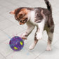 KONG Bat - A - Bout Flicker Disco Ball Catnip Toy Purple 1ea/One Size - Pets Perfect
