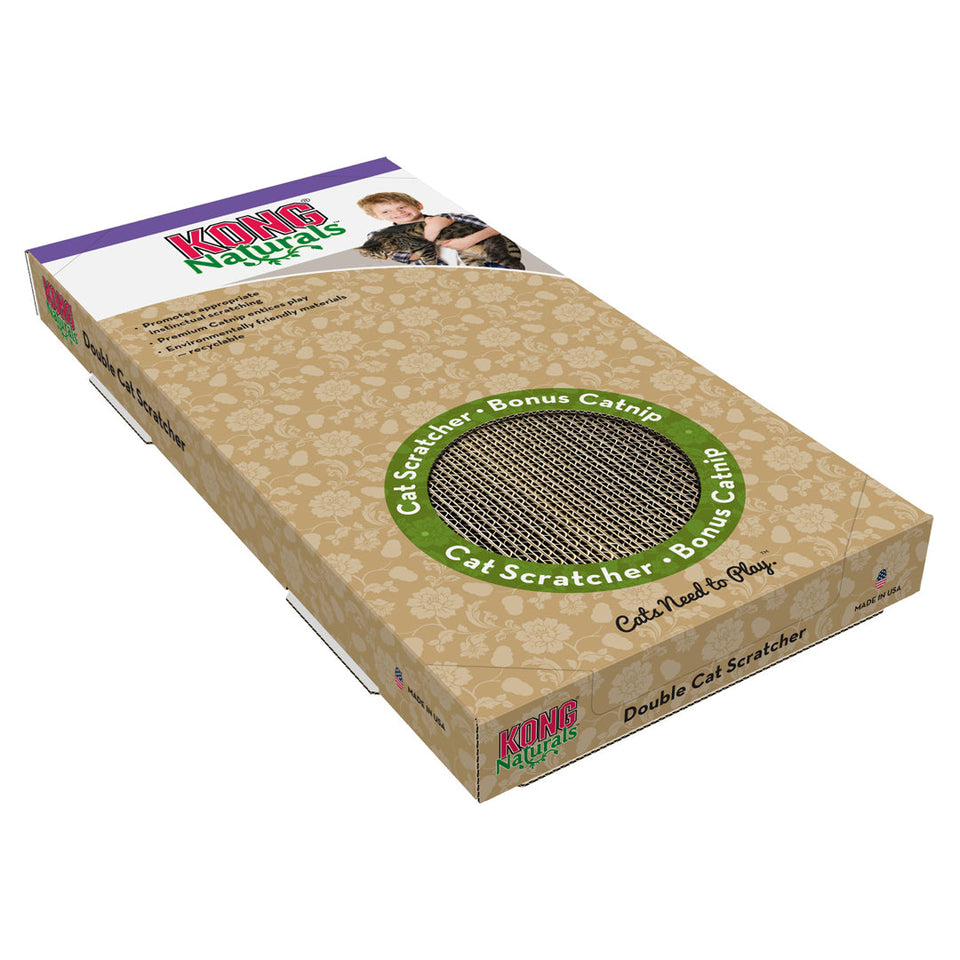KONG Double Cat Scratcher Brown