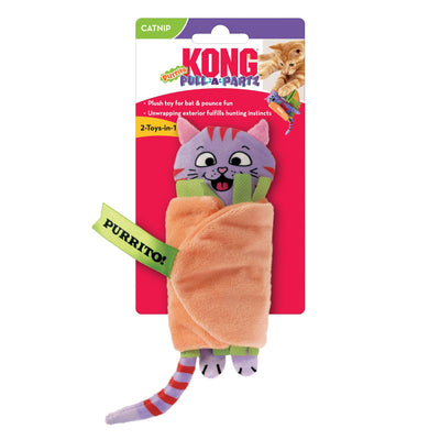 KONG Pull-A-Partz Purrito Cat Toy