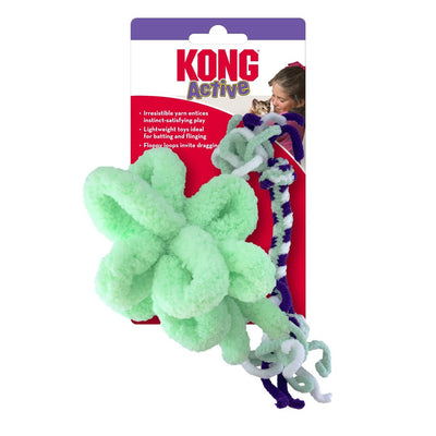 KONG Cat Active Rope Cat Toy Mint &, Purple 2 ct