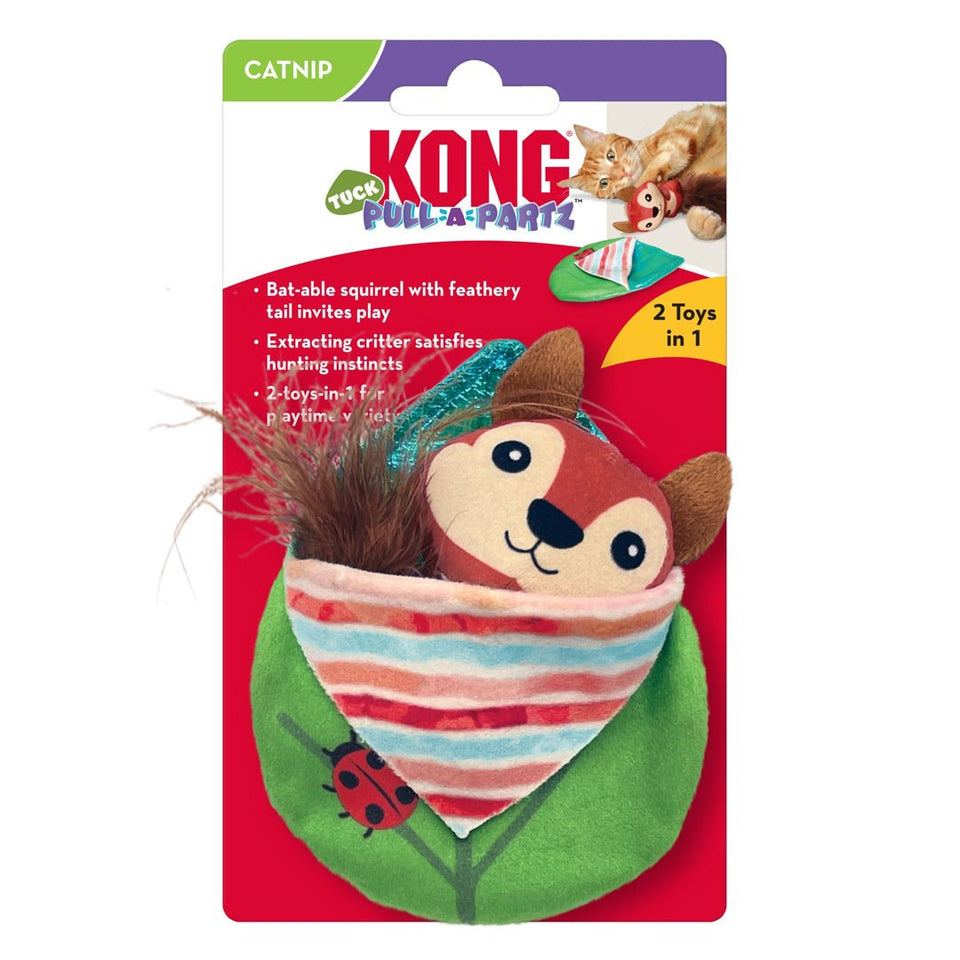 KONG Pull-A-Partz Tuck Cat Toy