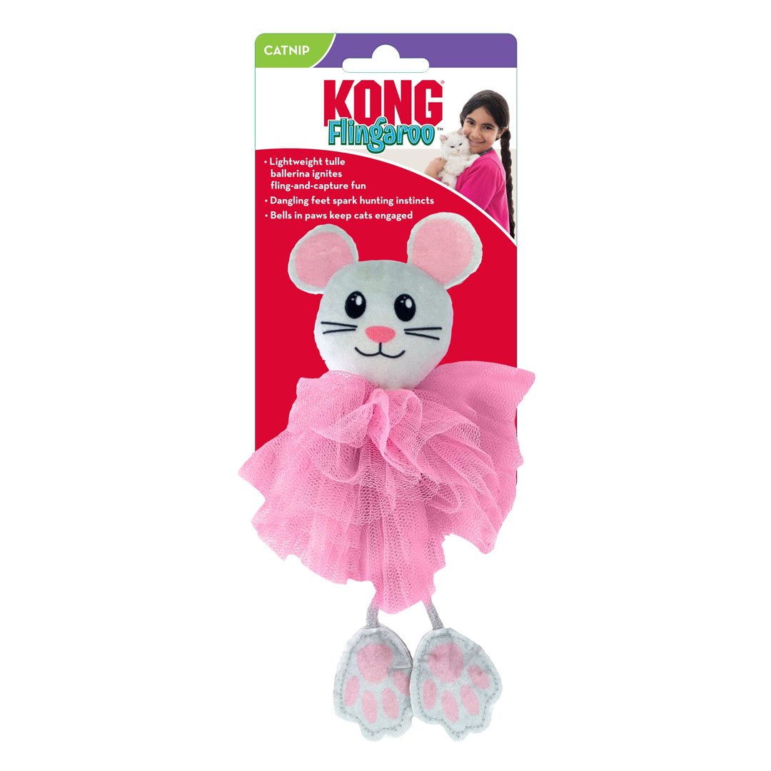 KONG Flingaroo Tutu Cat Toy Assorted 1ea/One Size - Pets Perfect