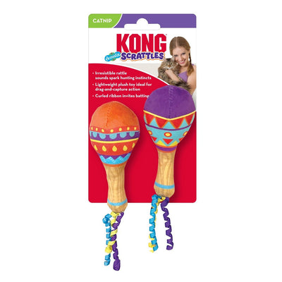 KONG Scrattles Acoustix Cat Toy 2 ct