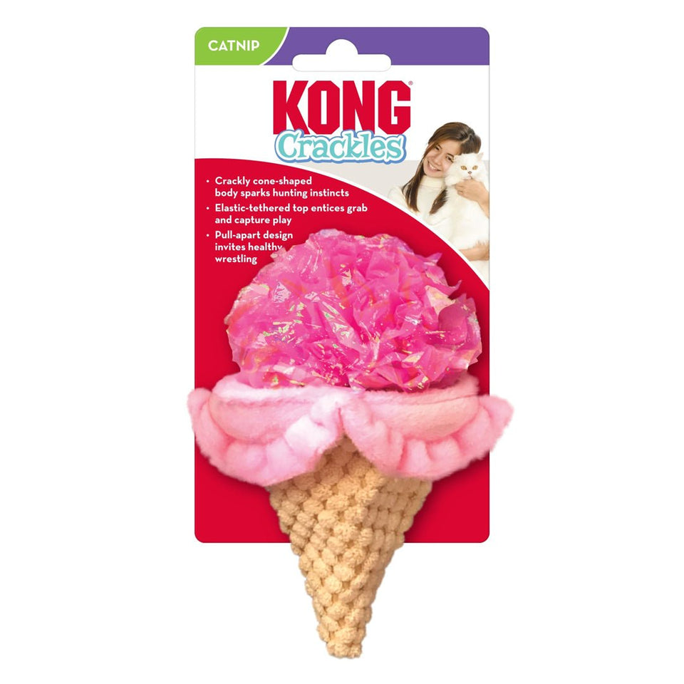 KONG Crackles Scoopz Catnip Cat Toy Assorted