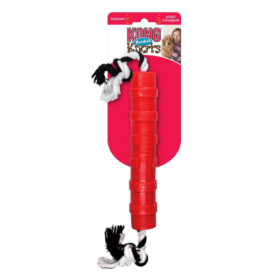 KONG Knots Noodlez Single Dog Toy Red Large