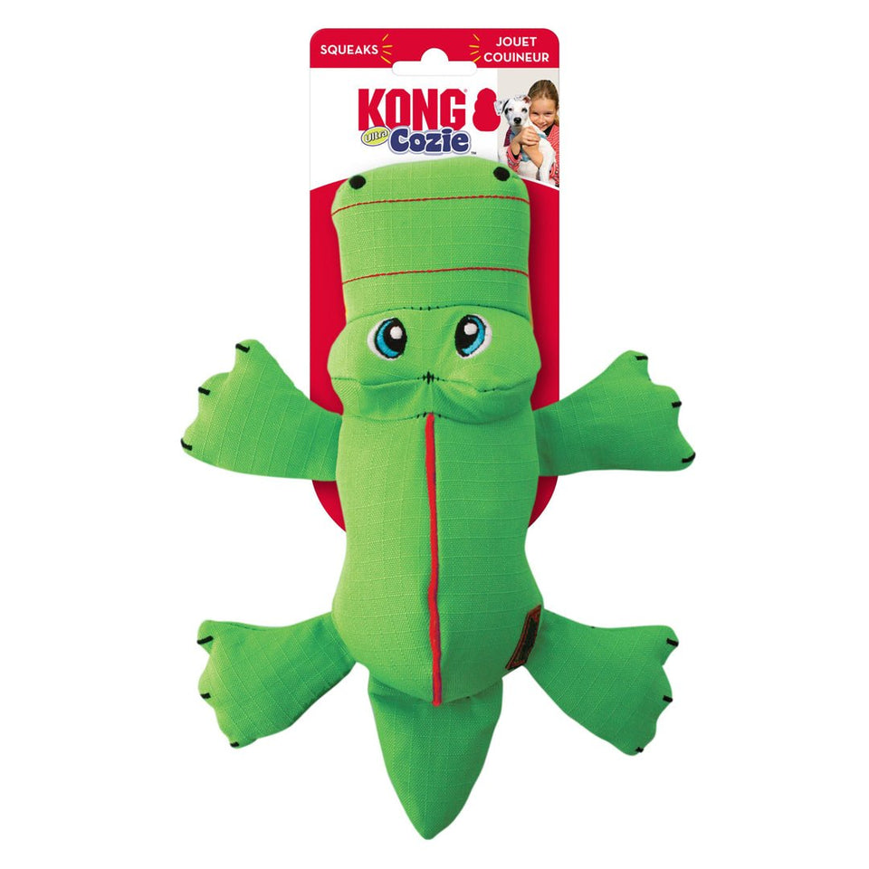 KONG Cozie Ultra Ana Alligator Dog Toy Large