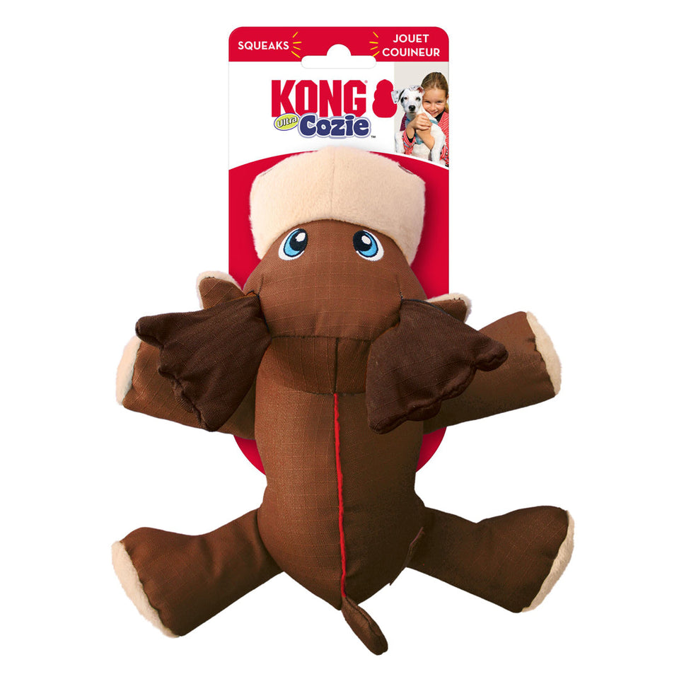 KONG Cozie Ultra Max Moose Dog Toy Medium