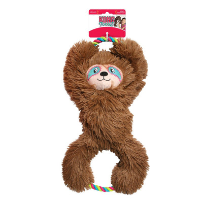 KONG Tuggz Sloth Dog Toy - Brown, X-Large