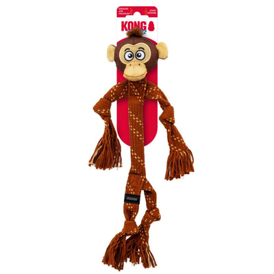 KONG Scrubz Safari Monkey Dog Toy 1ea/MD - Dog Toys Plush
