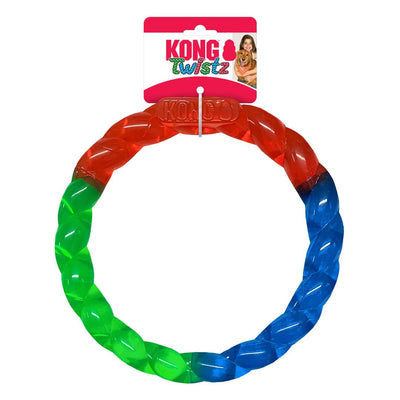 KONG Twistz Ring Dog Toy Multi-Color Large