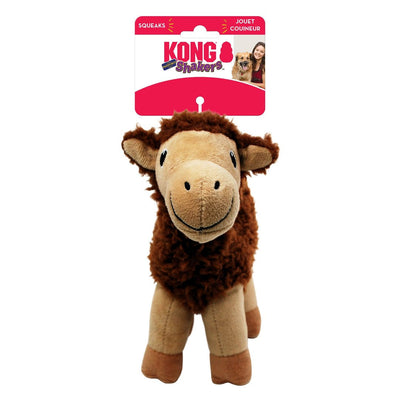 KONG Shakers Passports Dog Toy Camel Brown Medium