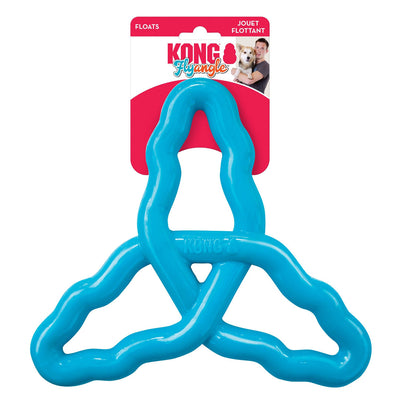 KONG Flyangle Floating Fetch & Tug Dog Toy, Assorted, Large