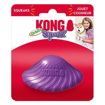 KONG Squeezz Orbitz Dog Toy Saucer Assorted Small/Medium