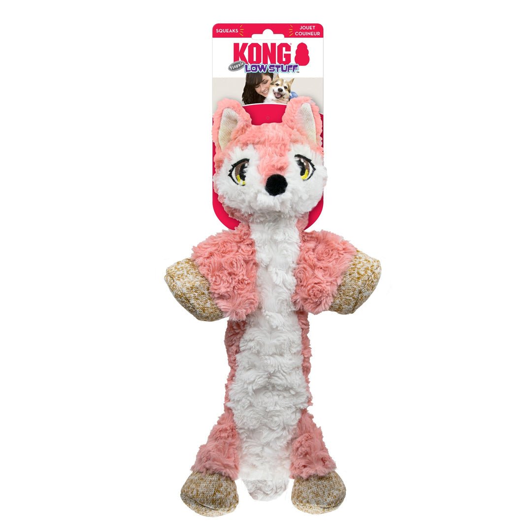 KONG Low Stuff Flopzie Fox Dog Toy – Medium - Pets Perfect
