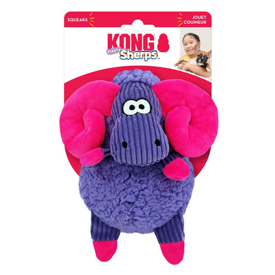 KONG Sherps Floofs Big Horn Ram Dog Toy Medium