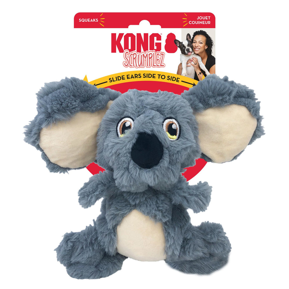 KONG Scrumplez Dog Toy Koala Medium