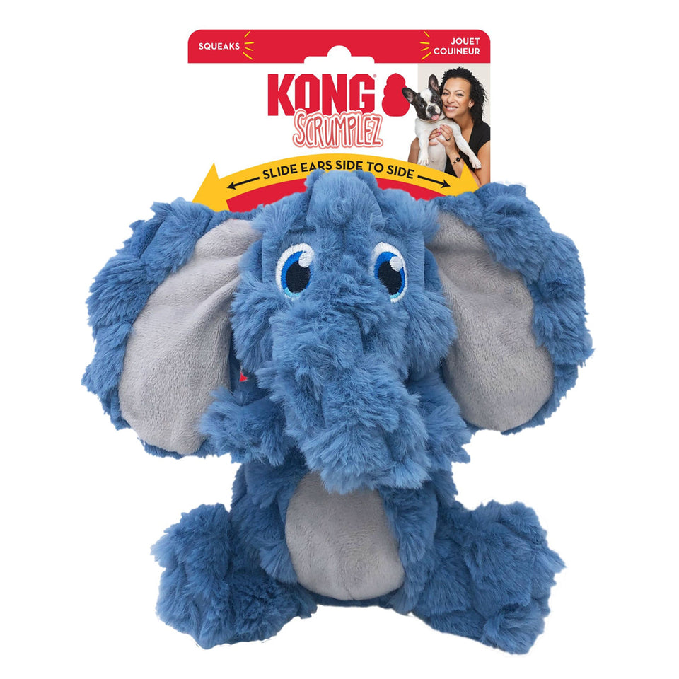 KONG Scrumplez Dog Toy Elephant Medium