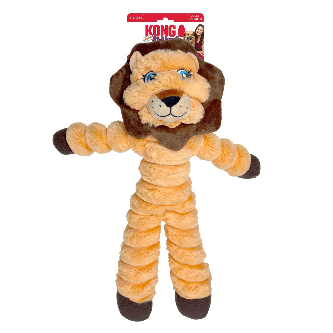 KONG Shakers Crumples Dog Toy Lion 1ea/XL - Pets Perfect