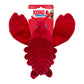 KONG CuteSeas Rufflez Lobster Dog Toy | Small/Medium - Pets Perfect