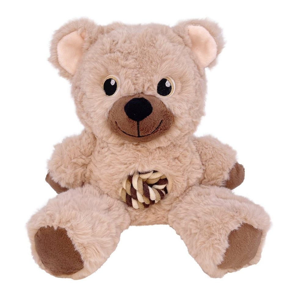 KONG Knots Teddy Dog Toy Assorted, Medium, view 4