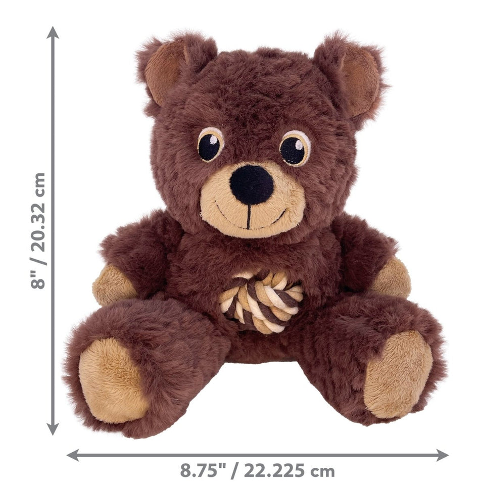 KONG Knots Teddy Dog Toy Assorted, Medium, view 3