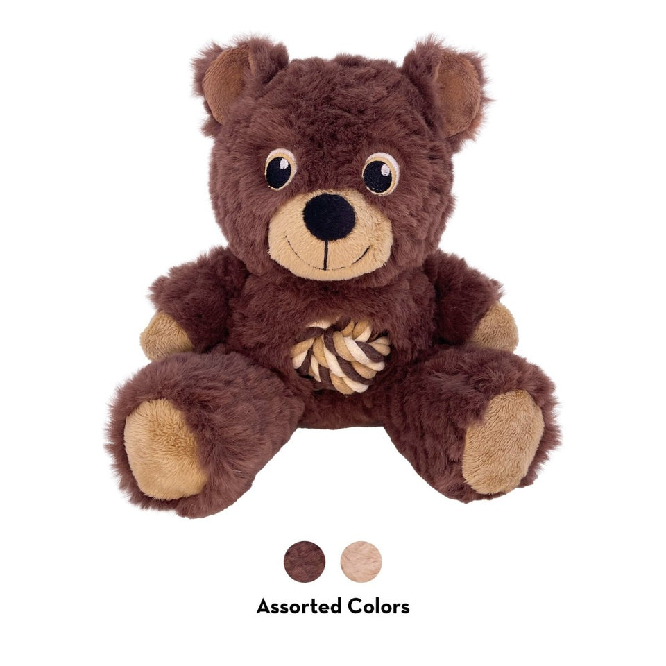 KONG Knots Teddy Dog Toy Assorted, Medium, view 2