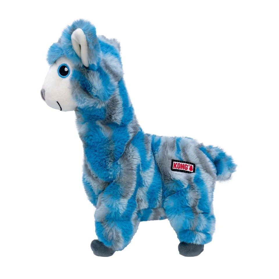KONG Low Stuff Stripes Llama Dog Toy - Medium, view 3