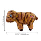 KONG Low Stuff Stripes Cow Dog Toy – Medium - Pets Perfect