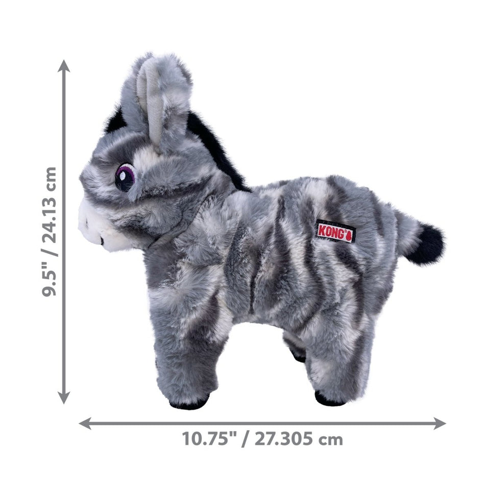 KONG Low Stuff Stripes Donkey Dog Toy - Medium, view 2