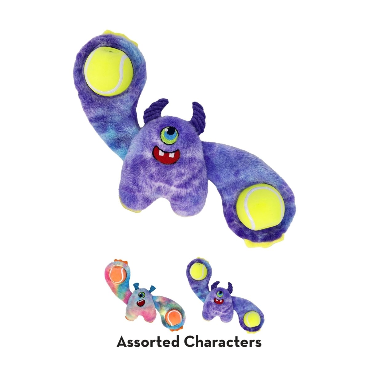 KONG Woozles Monster Assorted Dog Toy 1ea/MD - Pets Perfect