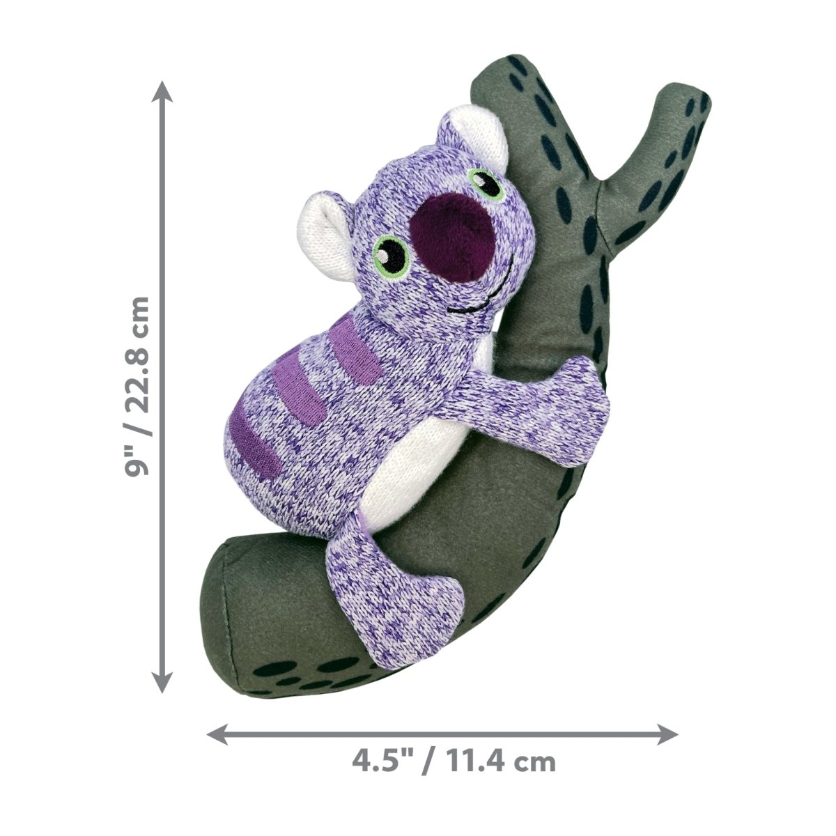 KONG Pull - A - Partz Pals Dog Toy Koala, SM (2 pack) - Pets Perfect