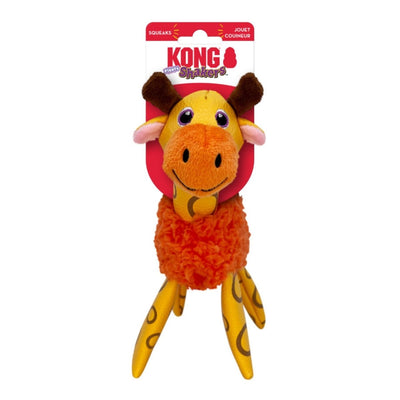 KONG Shakers Floofs Plush Dog Toy Giraffe, X-Small/Small