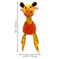 KONG Shakers Floofs Plush Dog Toy Giraffe, 1ea/MD - Pets Perfect