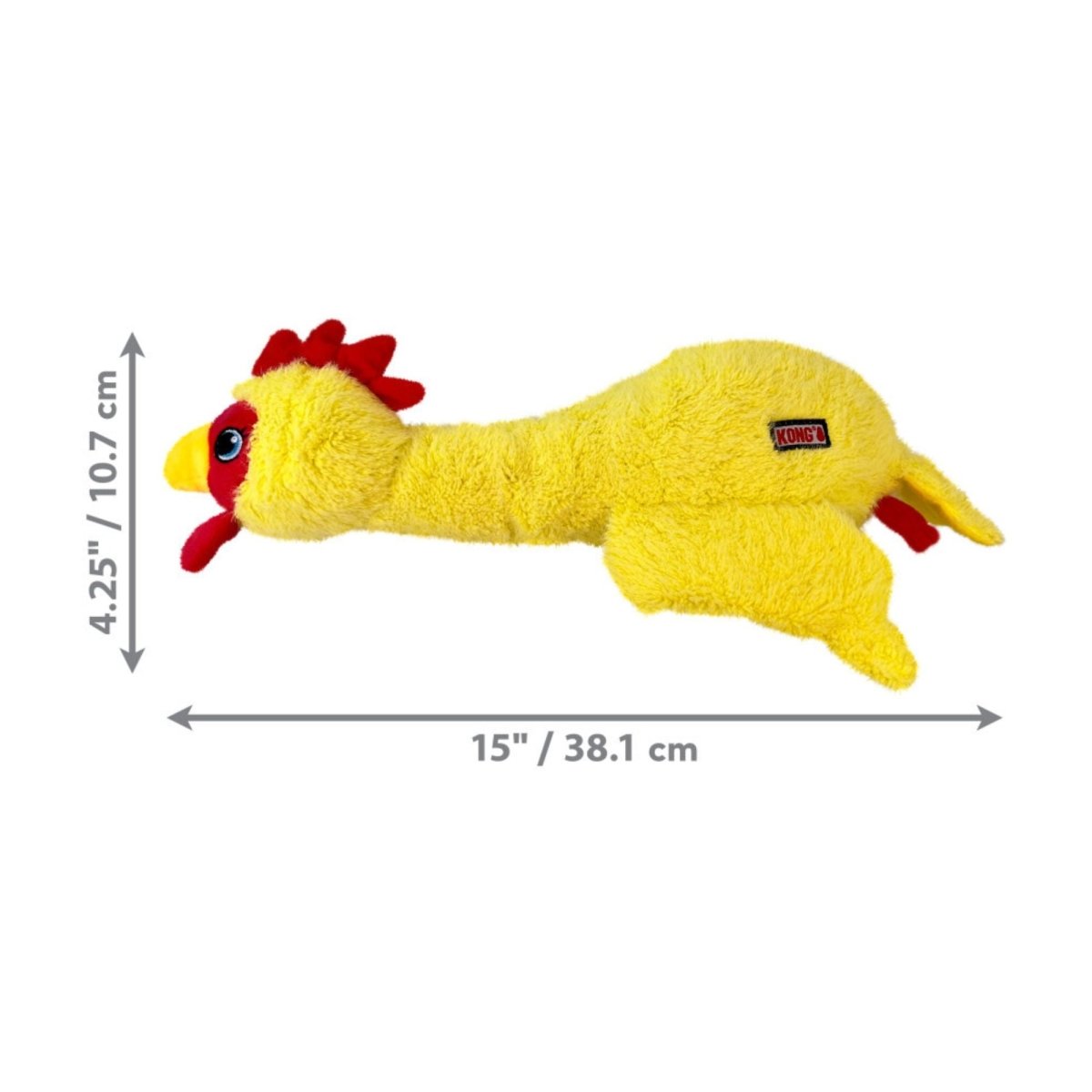 Kong Scruffs Dog Toy Chicken, 1ea/Medium/Large - Pets Perfect